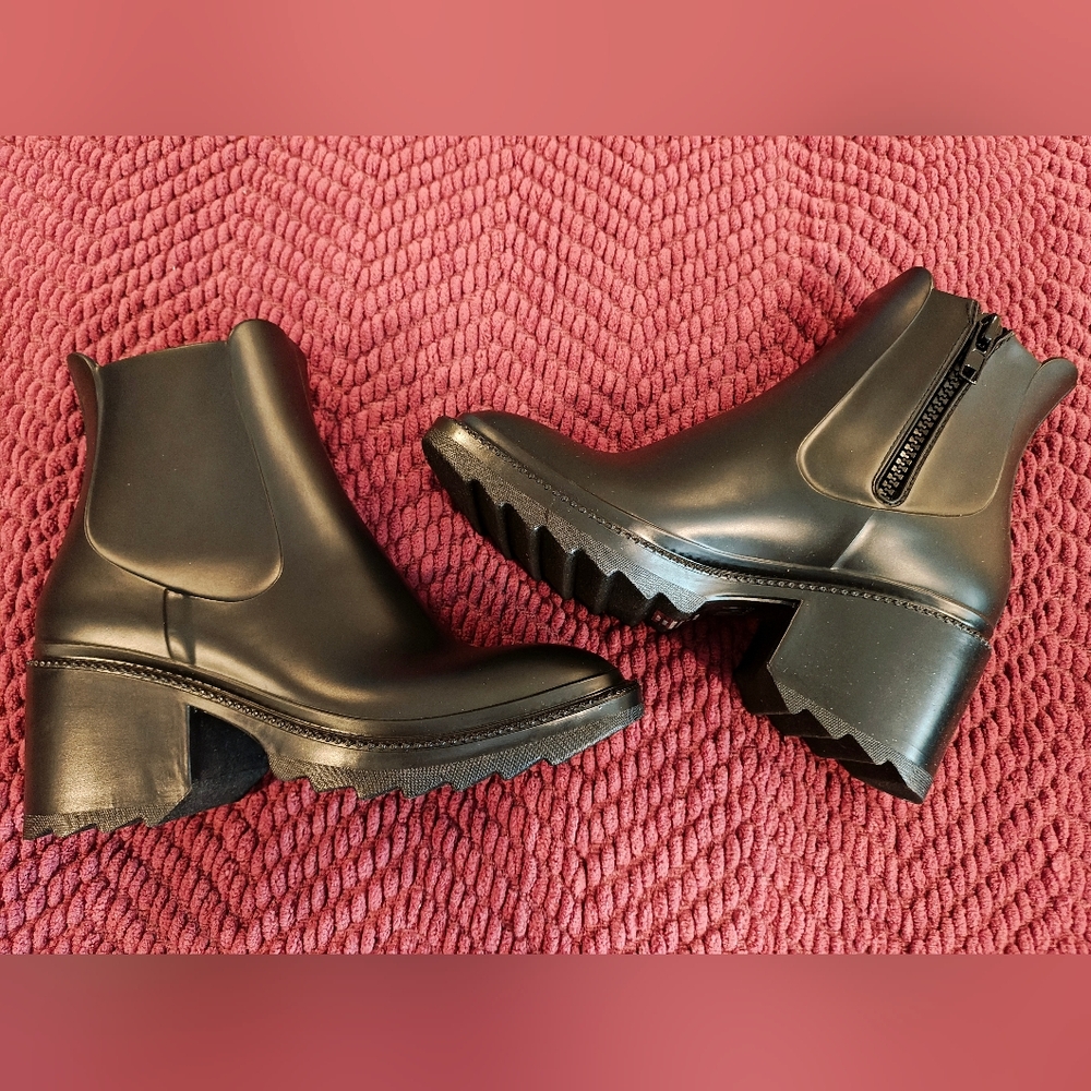 INC International Concepts Black Ankle Boots